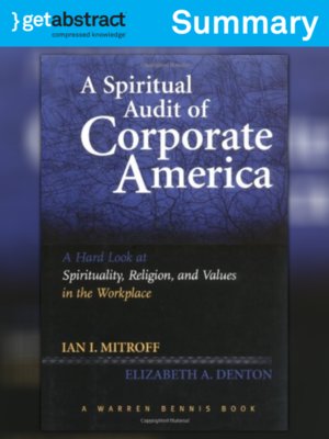 cover image of A Spiritual Audit of Corporate America (Summary)